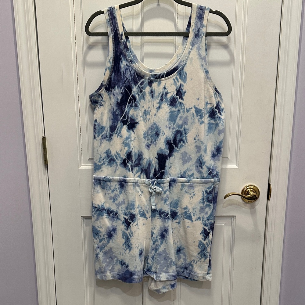 Old Navy Blue Tie-Dye Romper